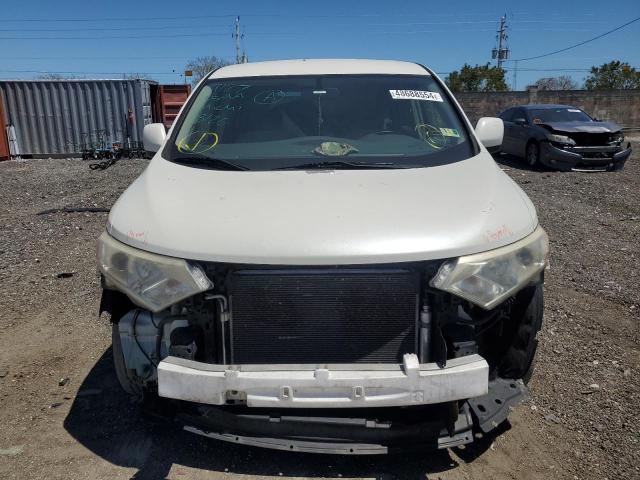 JN8AE2KP6C9049946 - 2012 NISSAN QUEST S WHITE photo 5