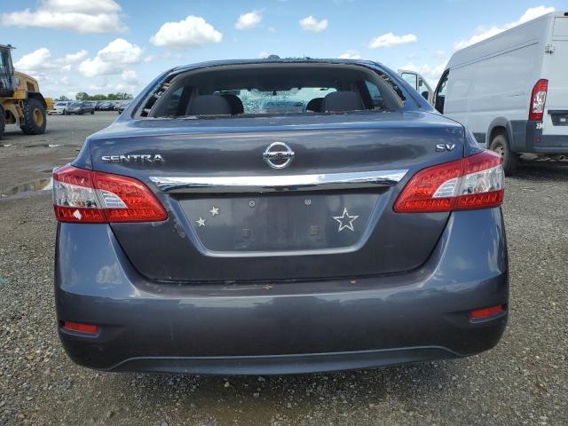 3N1AB7AP5FY233005 - 2015 NISSAN SENTRA S GRAY photo 6