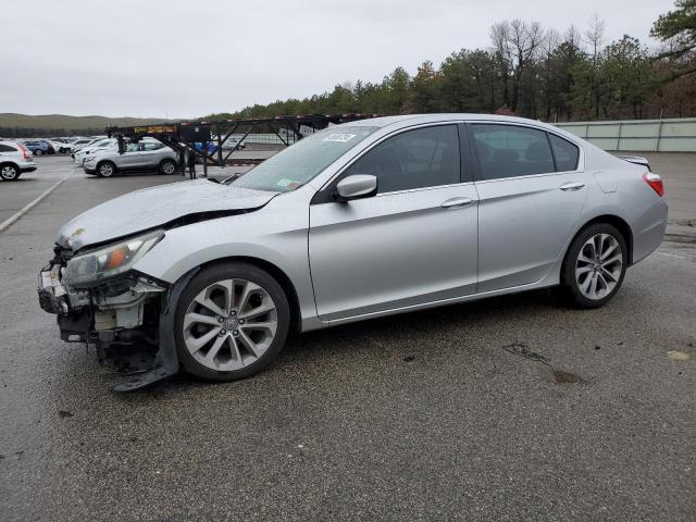 1HGCR2F5XDA093225 - 2013 HONDA ACCORD SPORT SILVER photo 1