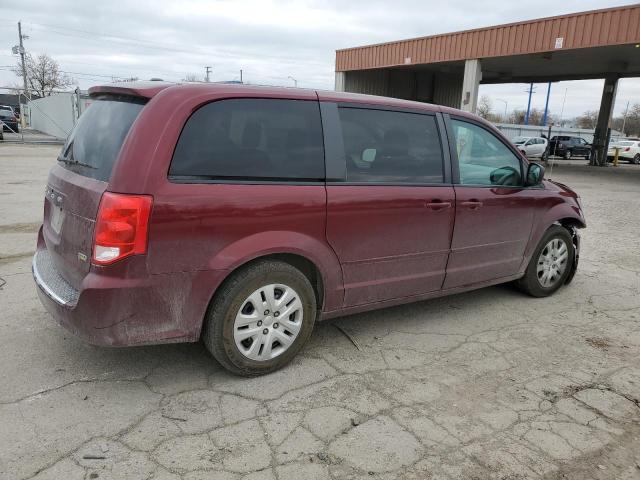 2C4RDGBG6HR741964 - 2017 DODGE GRAND CARA SE BURGUNDY photo 3