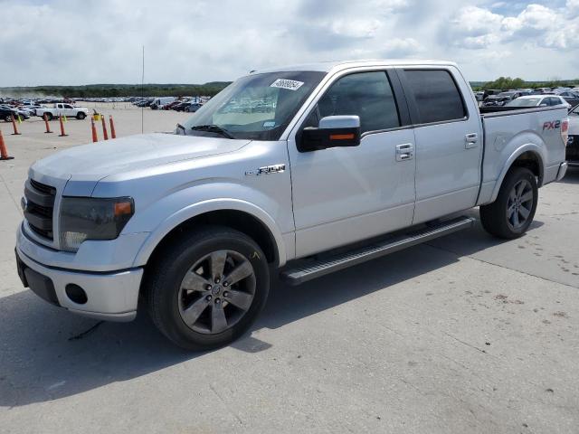 1FTFW1CF5EKF91534 - 2014 FORD F150 SUPERCREW SILVER photo 1