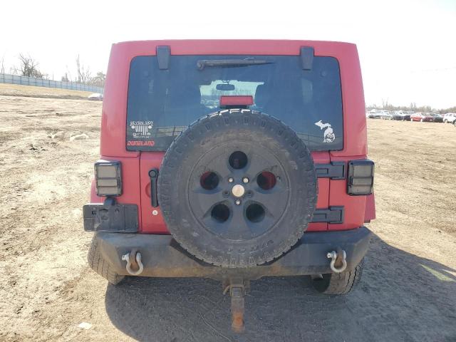 1C4HJWEG2DL674566 - 2013 JEEP WRANGLER U SAHARA RED photo 6