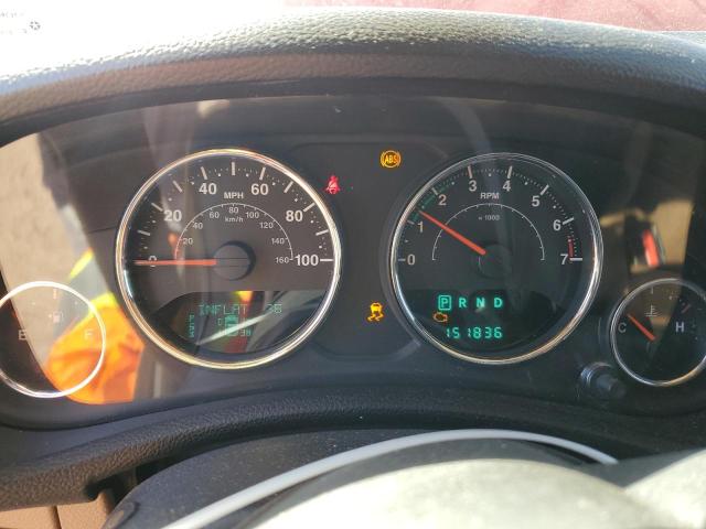 1C4HJWEG2DL674566 - 2013 JEEP WRANGLER U SAHARA RED photo 9