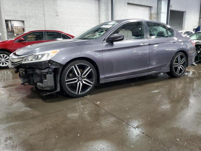 1HGCR2F59GA235620 - 2016 HONDA ACCORD SPORT GRAY photo 1