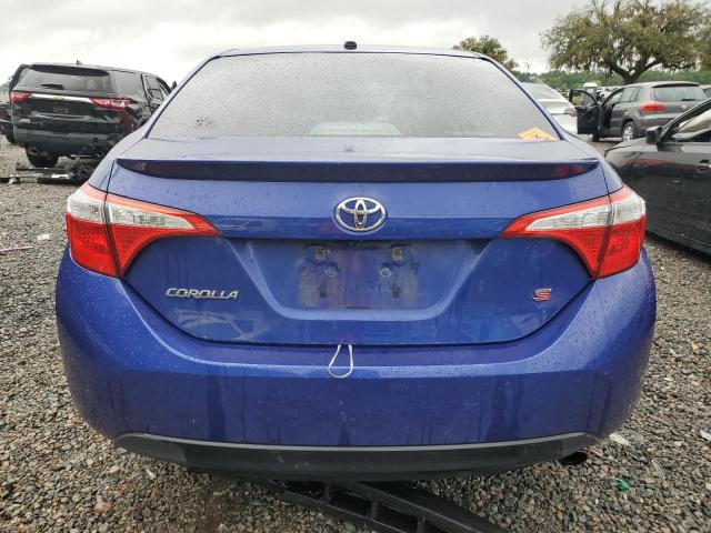 2T1BURHE3GC730373 - 2016 TOYOTA COROLLA L BLUE photo 6