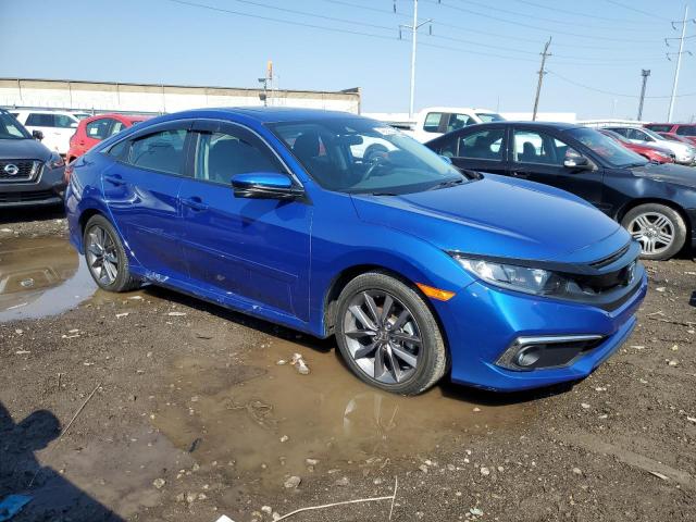 19XFC1F36ME006228 - 2021 HONDA CIVIC EX BLUE photo 4