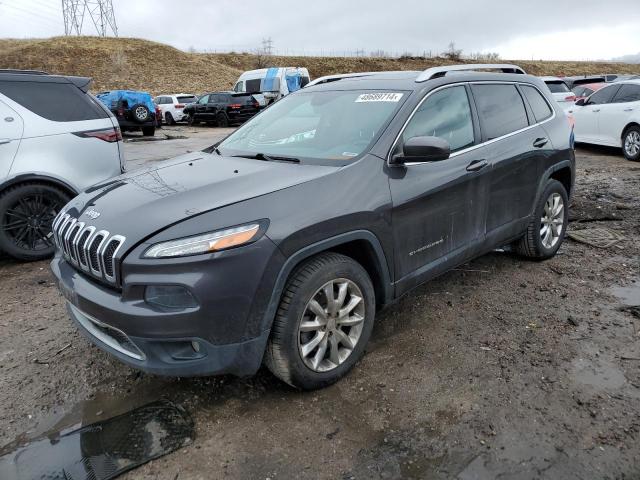 1C4PJMDBXGW132768 - 2016 JEEP CHEROKEE LIMITED GRAY photo 1