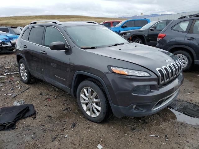 1C4PJMDBXGW132768 - 2016 JEEP CHEROKEE LIMITED GRAY photo 4