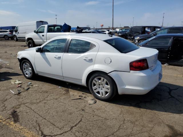 1C3CDZAB3CN270194 - 2012 DODGE AVENGER SE WHITE photo 2