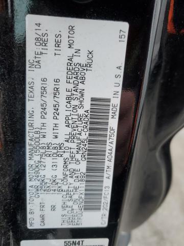 5TFUU4EN0FX111892 - 2015 TOYOTA TACOMA ACCESS CAB Qara foto 12