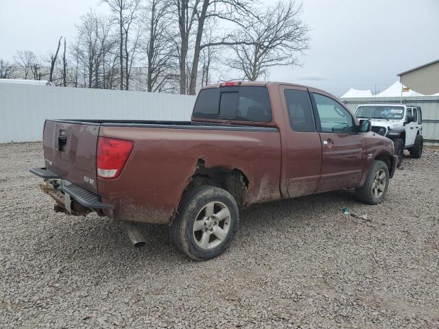 1N6AA06B64N563280 - 2004 NISSAN TITAN XE ORANGE photo 3