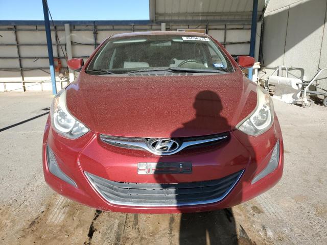 5NPDH4AE3GH702287 - 2016 HYUNDAI ELANTRA SE RED photo 5