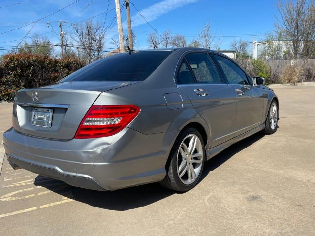 WDDGF4HBXER312846 - 2014 MERCEDES-BENZ C 250 GRAY photo 4