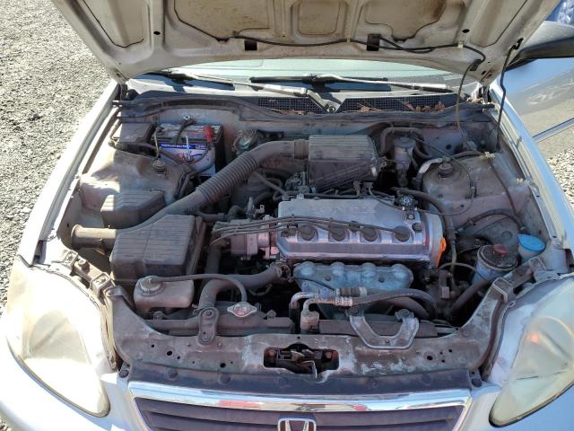 2HGEJ6618YH571590 - 2000 HONDA CIVIC BASE SILVER photo 11