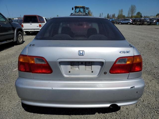 2HGEJ6618YH571590 - 2000 HONDA CIVIC BASE SILVER photo 6