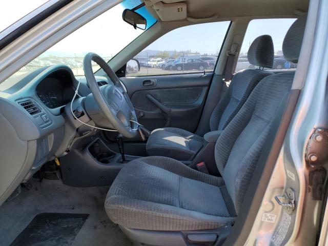 2HGEJ6618YH571590 - 2000 HONDA CIVIC BASE SILVER photo 7