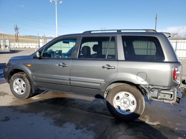 5FNYF18288B019597 - 2008 HONDA PILOT VP GRAY photo 2