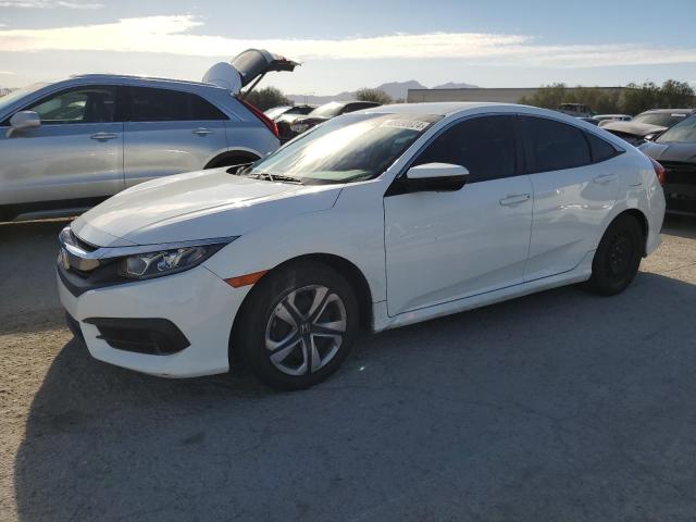 19XFC2F59JE004296 - 2018 HONDA CIVIC LX WHITE photo 1