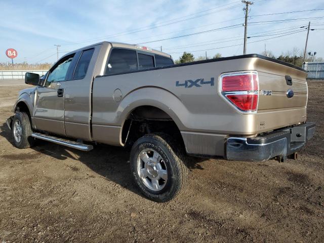 1FTFX1EF2BKD09176 - 2011 FORD F150 SUPER CAB GOLD photo 2