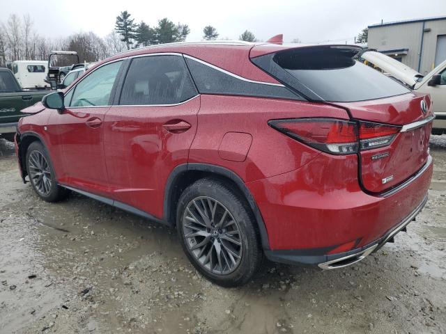 2T2YZMDA3MC285951 - 2021 LEXUS RX 350 F-SPORT RED photo 2