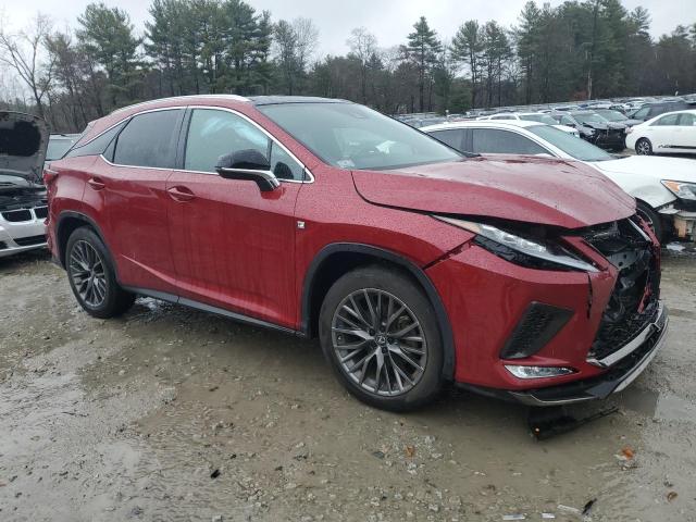 2T2YZMDA3MC285951 - 2021 LEXUS RX 350 F-SPORT RED photo 4