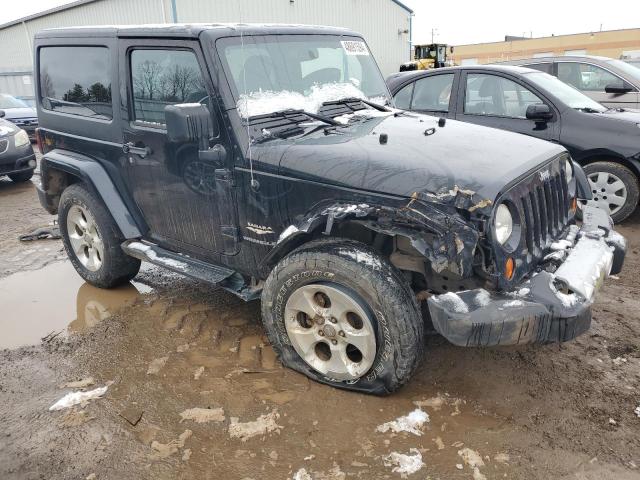 1C4AJWBG4DL669231 - 2013 JEEP WRANGLER SAHARA BLACK photo 4