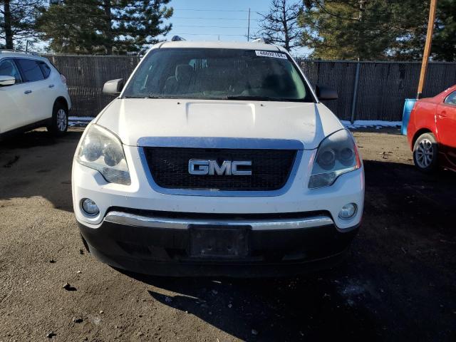 1GKLVLED9AJ121606 - 2010 GMC ACADIA SLE WHITE photo 5