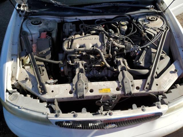 2G4WS52JX11176837 - 2001 BUICK CENTURY CUSTOM WHITE photo 11