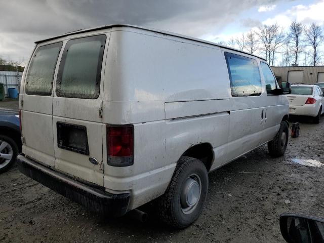 1FTNE24L84HA93235 - 2004 FORD ECONOLINE E250 VAN WHITE photo 3