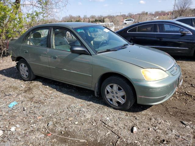 2HGES16563H533285 - 2003 HONDA CIVIC LX GREEN photo 4