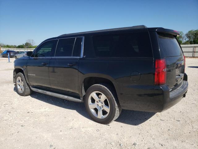 1GNSCJKC7FR225623 - 2015 CHEVROLET SUBURBAN C1500 LT BLACK photo 2