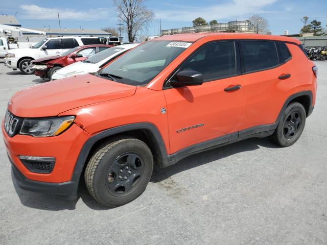 3C4NJCAB1JT133505 - 2018 JEEP COMPASS SPORT ORANGE photo 1