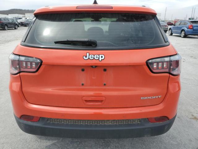 3C4NJCAB1JT133505 - 2018 JEEP COMPASS SPORT ORANGE photo 6