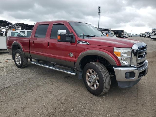 1FT7W2BT8GEA25614 - 2016 FORD F250 SUPER DUTY RED photo 4