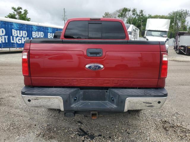 1FT7W2BT8GEA25614 - 2016 FORD F250 SUPER DUTY RED photo 6