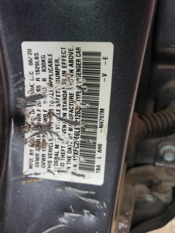 19XFC2F86LE021263 - 2020 HONDA CIVIC SPORT 灰色 照片 12