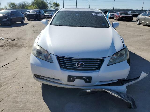 JTHBJ46G982269811 - 2008 LEXUS ES 350 WHITE photo 5