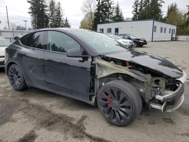 7SAYGDEF4NF493325 - 2022 TESLA MODEL Y BLACK photo 4