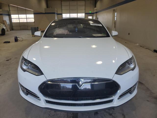 5YJSA1E4XFF110720 - 2015 TESLA MODEL S WHITE photo 5