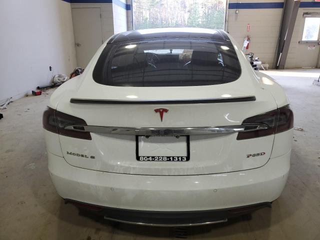 5YJSA1E4XFF110720 - 2015 TESLA MODEL S WHITE photo 6