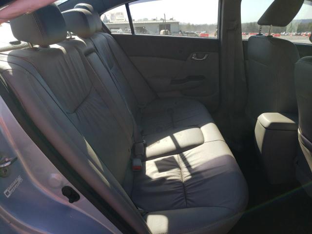 19XFB2F93CE363457 - 2012 HONDA CIVIC EXL SILVER photo 10