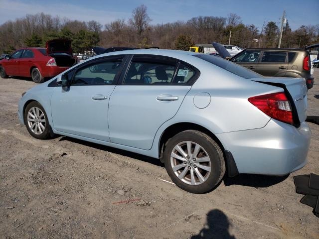 19XFB2F93CE363457 - 2012 HONDA CIVIC EXL SILVER photo 2