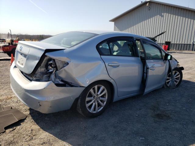 19XFB2F93CE363457 - 2012 HONDA CIVIC EXL SILVER photo 3