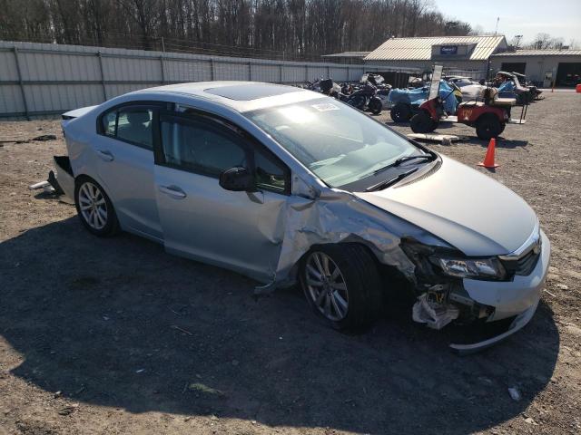 19XFB2F93CE363457 - 2012 HONDA CIVIC EXL SILVER photo 4