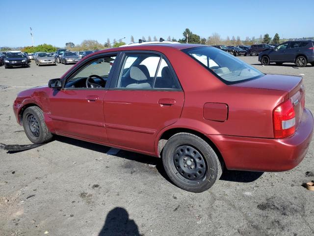 JM1BJ226610410967 - 2001 MAZDA PROTEGE LX RED photo 2