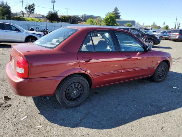 JM1BJ226610410967 - 2001 MAZDA PROTEGE LX RED photo 3