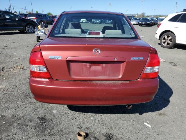 JM1BJ226610410967 - 2001 MAZDA PROTEGE LX RED photo 6