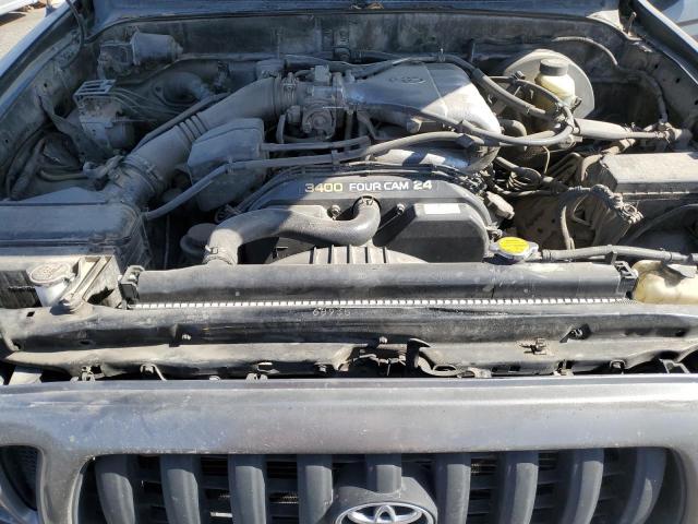 5TEGN92N04Z374580 - 2004 TOYOTA TACOMA DOUBLE CAB PRERUNNER BLACK photo 11