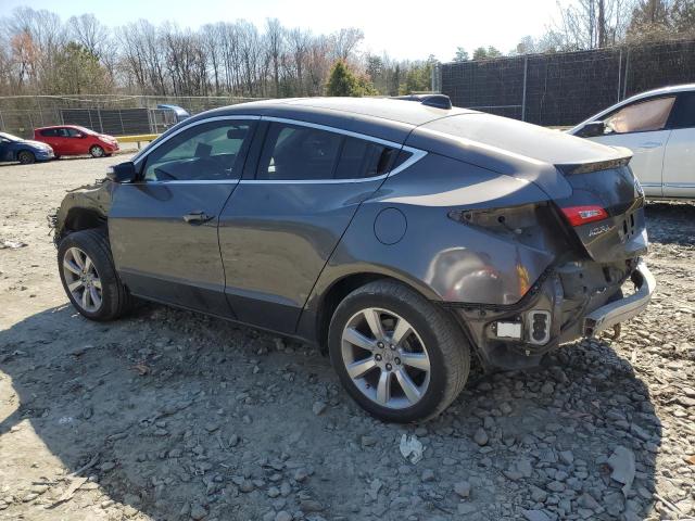 2HNYB1H66AH502711 - 2010 ACURA ZDX ADVANCE GRAY photo 2