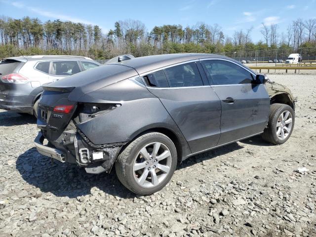 2HNYB1H66AH502711 - 2010 ACURA ZDX ADVANCE GRAY photo 3